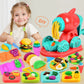 Play Doh Set Pretend Play Dough Playdough Plasticine Slime Set Play-Doh Slime PlayDoh Making Hamburger Noodle Machine