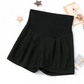 Maternity Shorts for Pregnant Women Summer Fashion Thin Cotton Linen Solid High Waist
