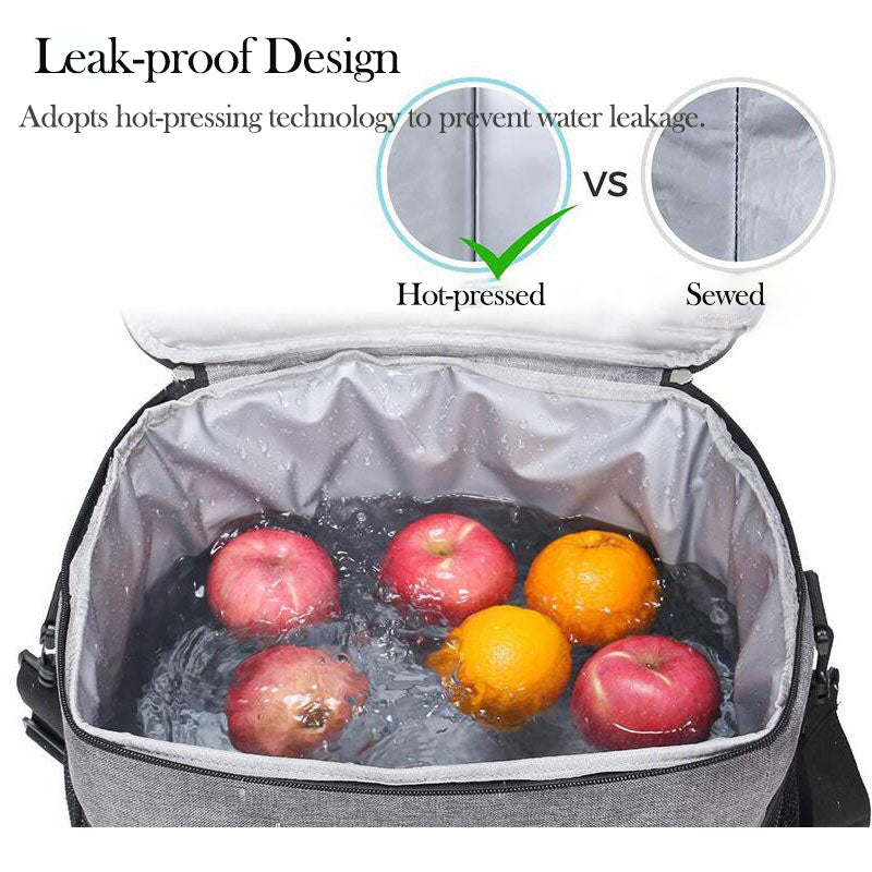 15L Insulated Portable Cooler Warmer for Travel Hiking Camping Fishing Picnics Outings Family Events