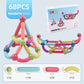 Magnetic Rods Set Building Blocks Sticks Magnet Puzzle Magnetic Sticks Construction Set STEM Educational Toy For Infants