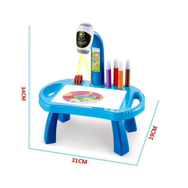 Projector LED Drawing Board Table Art Education Led Toys Paint Gift Children Educational Learning For Infant And Toddler