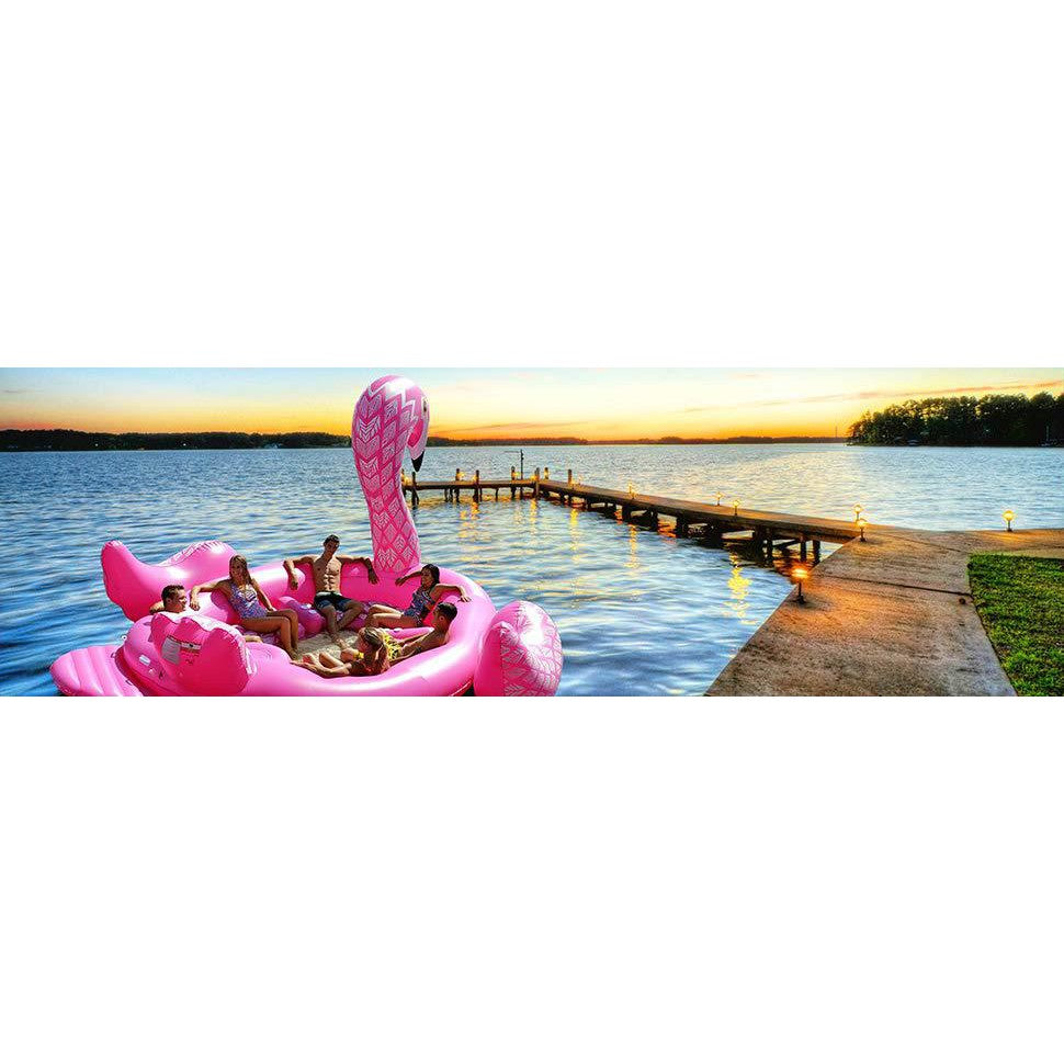 Giant Flamingo Unicorn Pool Float Inflatable Beach Party Swimming Floating Boat Toy Summer Rest Water Air Mattress Adult