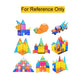 Magnetic Building Block Educational Magnet Toys Shape Children Kids Gift 48 Pcs or 78 Pcs or 120 Pcs