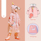 Children Raincoat For Boys Girls Primary School Kindergarten Rainwear Dinosaur Unicorn Raincoat Only