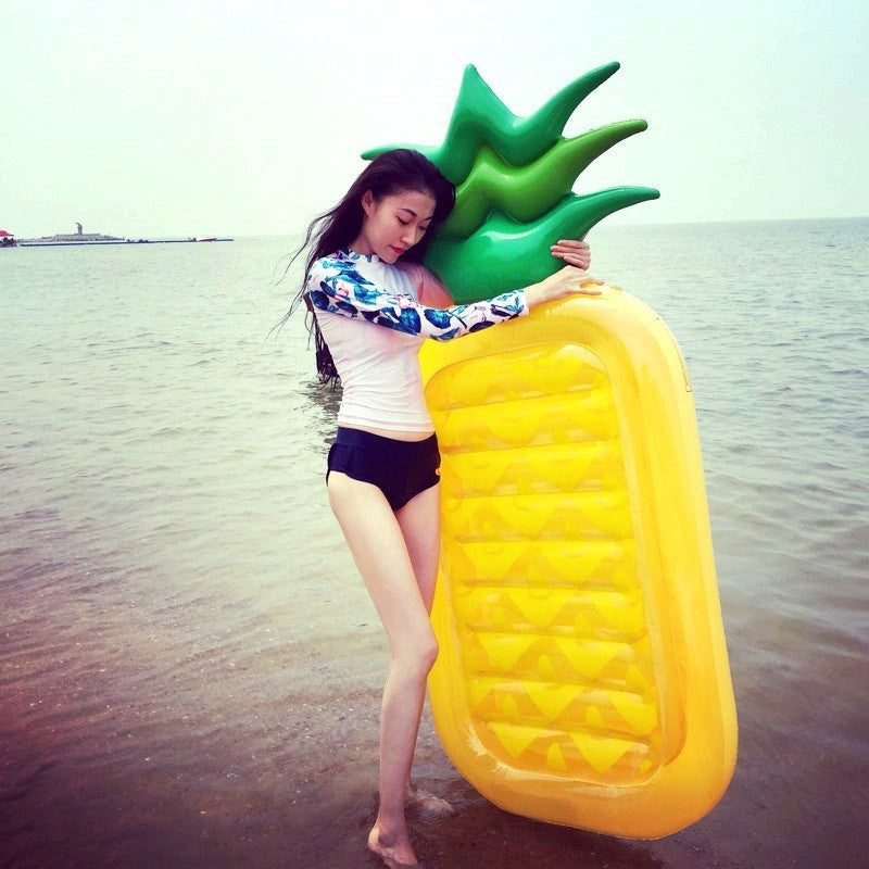 Giant floatie beach pineapple inflatable float swimming pool party floats