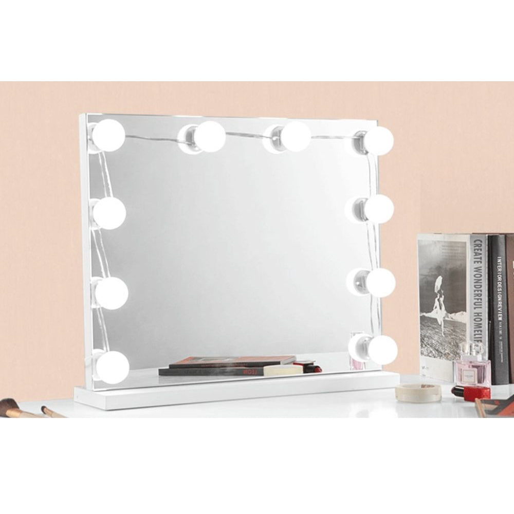 Makeup Mirror LED Light 10/12 Detachable Bulbs LED USB Cosmetic Mirror Lamp Dressing Table Vanity 3 Color Dimming Lights