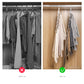 Folding Pants Rack Multifunctional Multi-Layer Hanger Household Magic Seamless Clip Wardrobe Storage Handy Tool Clothing