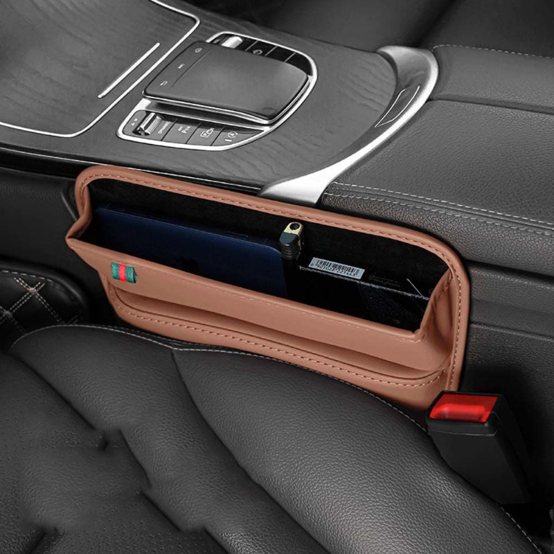 Multifunctional Car Seat Slit Gap Pocket Accessories Mobile Phone Storage Box Car Seat Slot Storage Box Universal Pocket