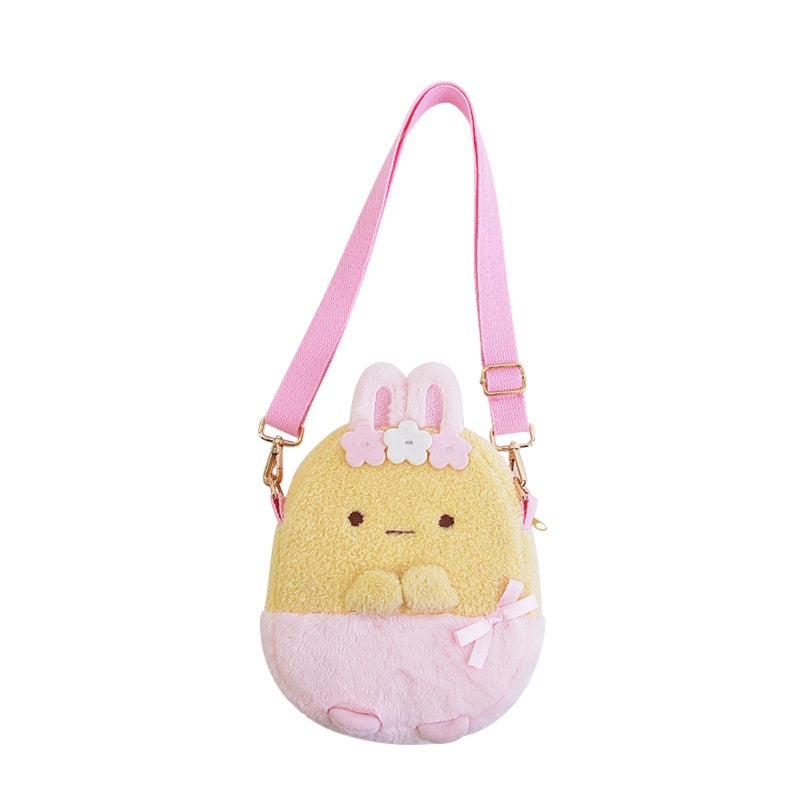 Sumikko Gurashi Fantasy Garden Plush Shoulder Bag Cartoon Sling Bag Girls Birthday Christmas Gift