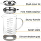 Grease Container with Strainer - ZDZDZ Large Capacity Frying Oil Storage Can with Lid, Oil Bottle with Filter for Cooking and Kitchen
