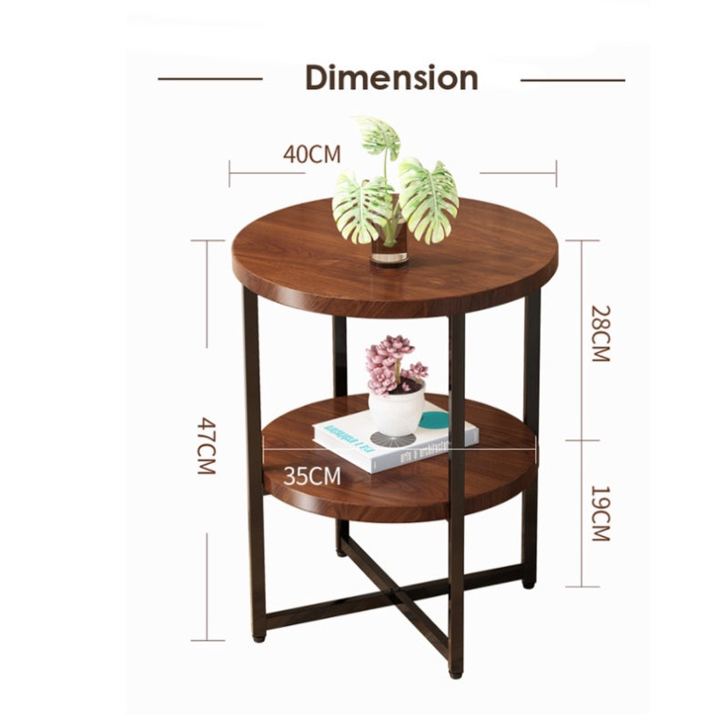 Sofa Side Table Modern Minimalist Corner Table Bedside Small Table Shelf Nordic Round Modern Simple Stylish Coffee Table