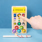 Treeyear LED Light Switch Toys for Toddlers Montessori Busy Board Button Switch Toy Light Up Activity Board Sensory
