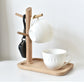Hanging Key Cup Holder Jewelry Earring Ring Display Desktop Rack Commercial Wood Storage All-Purpose Space Saving Tray