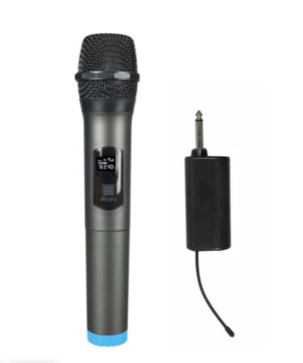 Wireless Microphone UHF Cordless Dual Handheld Dynamic Mic Set with Rechargeable Receiver for Karaoke Party Durable