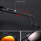 New Pit Viper Sunglasses Pilot Punk Style Polarized Mirror UV400 Goggle Oval Flat Top Colorful Driving Shades Eyewear
