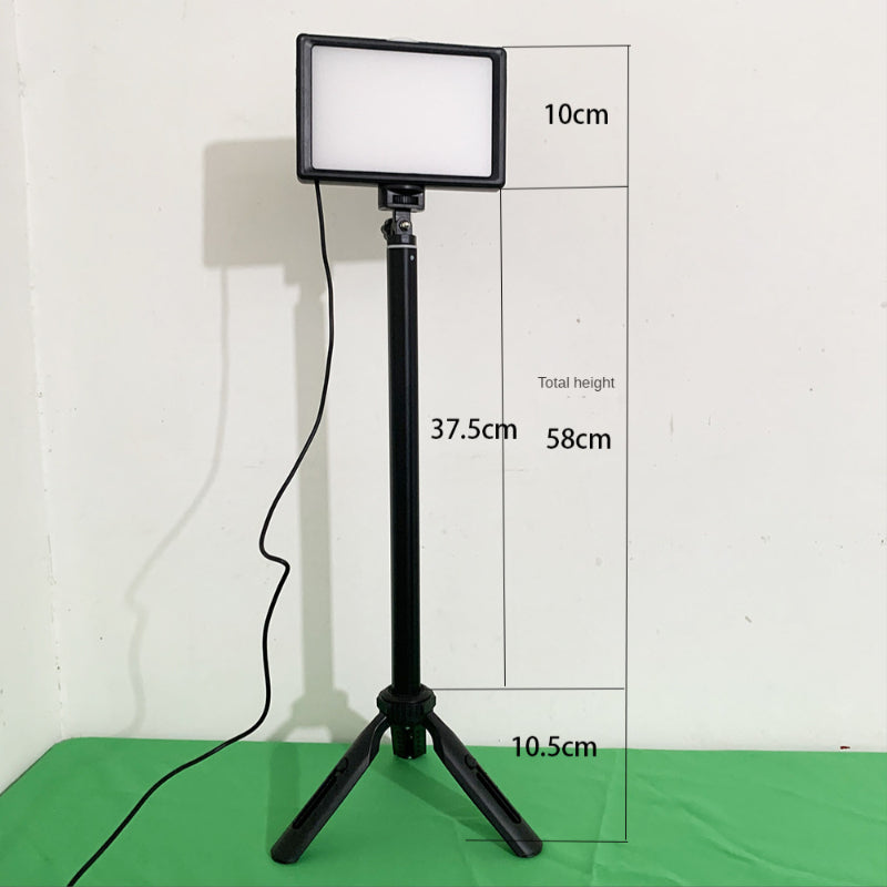 USB LED Video Light Kit Photography Lighting 3200K-5600K 120pcs Beads 14-level Dimmable with 148cm/58in Adjustable Stand