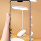 Clip-on LED Eye Protection Desk Lamp USB Rechargeable Touch Desk Lamp Suitable For Students To Read Office Bedroom Desk Lamp