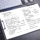 A4 File Folder Clipboard Writing Pad Memo Clip Board Double Clips Organizer Office Folders Papers Organizers Accessories