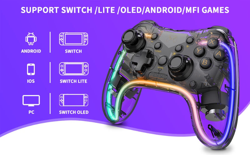 Switch Controller, Wireless Switch Pro Controller Compatible with Nintendo Switch/Switch lite/Switch OLED,Pro Controller