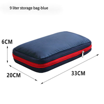 Travel Organizer Portable Storage Bags Nylon Double Layer Compression Clothes Shoe Tidy Pouch For Outdoor Travelling