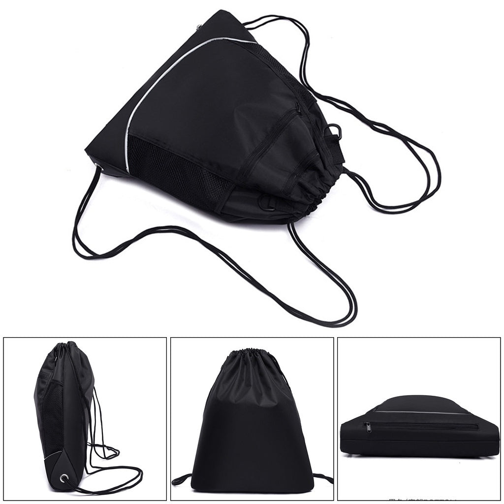 Basketball Backpack Ball Sports Shoulder Bag Football Soccer Volleyball Drawstring Pocket Outdoor Portable Bag