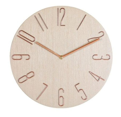 Simple Wall Clock 12 Inch Living Room Home Wall Clock Clock Watch Fashion Bedroom Wall Clock Black Minimalist Design