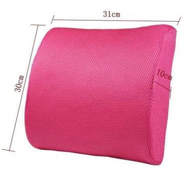 Office Car Memory Foam Lumbar Cushion Waist Back Spine Support Comfortable Pillow For Back Pain Relief Breathable