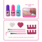 Non-toxic 32PCS Kids Real Makeup for Girls Kit Washable Mild Makeup Set Retro Beauty Pretend Play