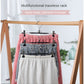 20Pcs of Strong Non Slip Clothing Black Hanger with Clip for Pants Skirt Bottom Nano-upgrade Strong Clamping Force
