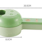 6in1 Gatling Multifunctional Vegetable Cutter Rechargeable Wireless Electric Garlic Mashed Handy Tool Food Cutter Slicer