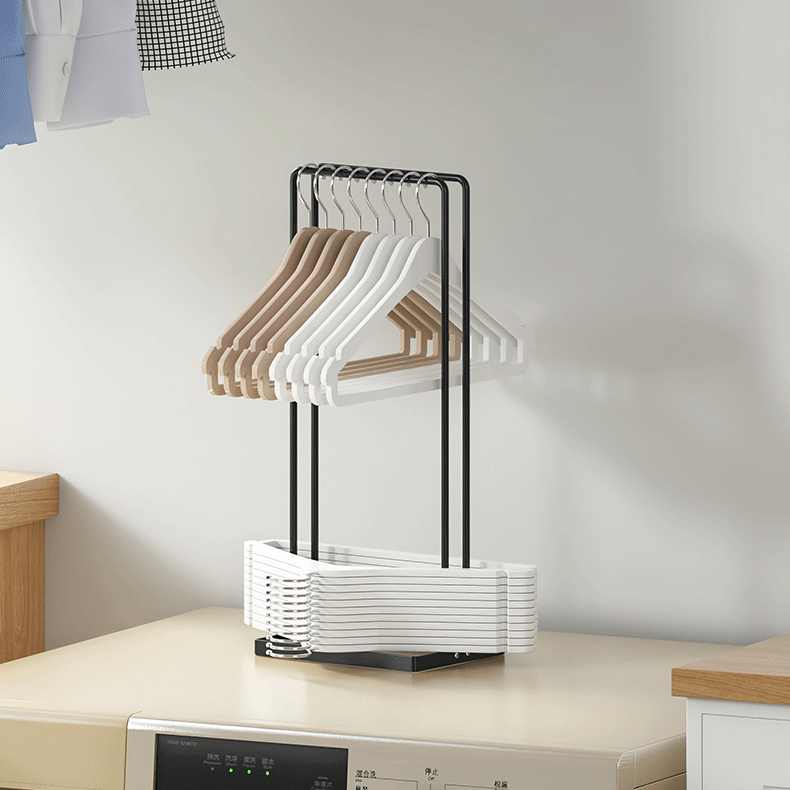 Hanger Storage Organizer Hanger Stacker Rack for Laundry Closet Hanger Holder Home Organization Modern Hanger Tower