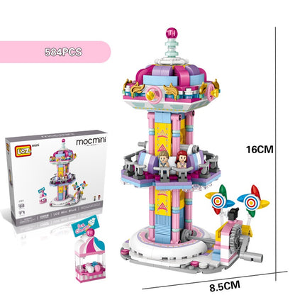 LOZ Mini Building Blocks LOZ Amusement Park MINI Creative Brick Playground Building for Toddlers Problem Solving Kid Toy