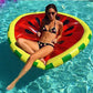 Large floatie beach half or full watermelon inflatable float swimming pool party floats raft
