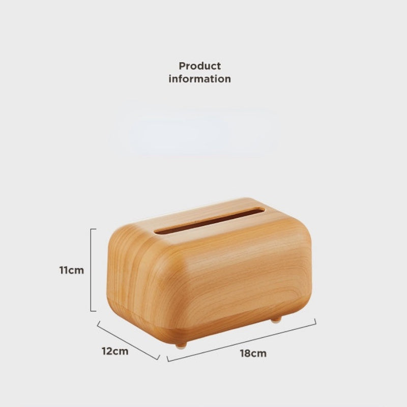 2022 Wooden Paper Towel Box New Household Desktop Napkin Storage Drawer Creative Desktop Drawer Box Modern Tissue Holder