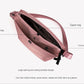 Simple Pure Color Nylon Sling Bag Women Fashionable Water Repellent Shoulder Crossbody Elegant Adjustable Strap Artistic