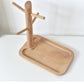 Hanging Key Cup Holder Jewelry Earring Ring Display Desktop Rack Commercial Wood Storage All-Purpose Space Saving Tray