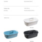 Portable Storage Basket Cleaning Caddy Storage Organizer Tote with Handle for Laundry Bathroom Kitchen & Sink Handy Rack