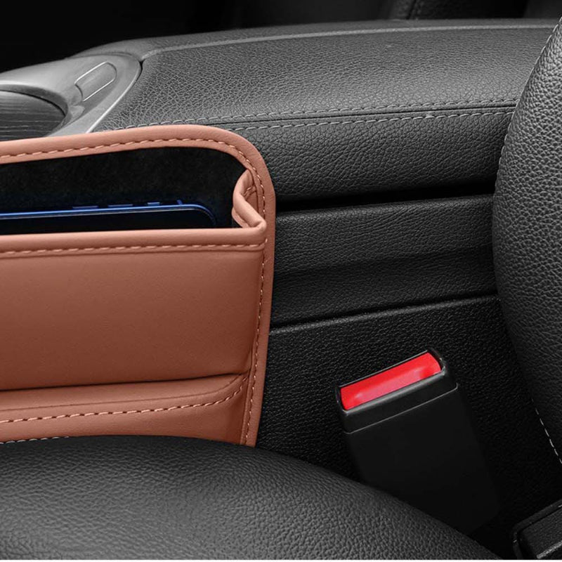 Multifunctional Car Seat Slit Gap Pocket Accessories Mobile Phone Storage Box Car Seat Slot Storage Box Universal Pocket