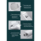 4 Modes Bath Shower High Pressure Adjustable Lightweight And Durable Shower Head Water-Saving Designer Shower Spray