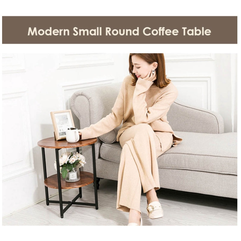 Sofa Side Table Modern Minimalist Corner Table Bedside Small Table Shelf Nordic Round Modern Simple Stylish Coffee Table