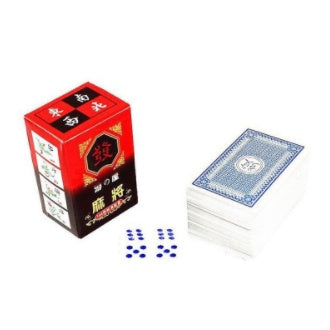 Mahjong Poker Cards Game with 2 dices