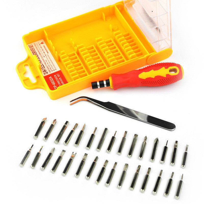 Multipurpose screwdriver set portable kit DIY repair tools 32-in-1 for laptop, phone, spectacle, apple, home