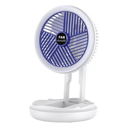 Copy of 4 In 1 Rechargeable Fan Cooling Fan Portable Desktop 1500mAh Telescopic Folding Fan Table Handheld Folding 4 Speed Fan