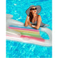 Inflatable Water Floating Row With Armrest Backrest Beach Summer Swimming Pool Floating Bed Lounge Chairs Water Sports