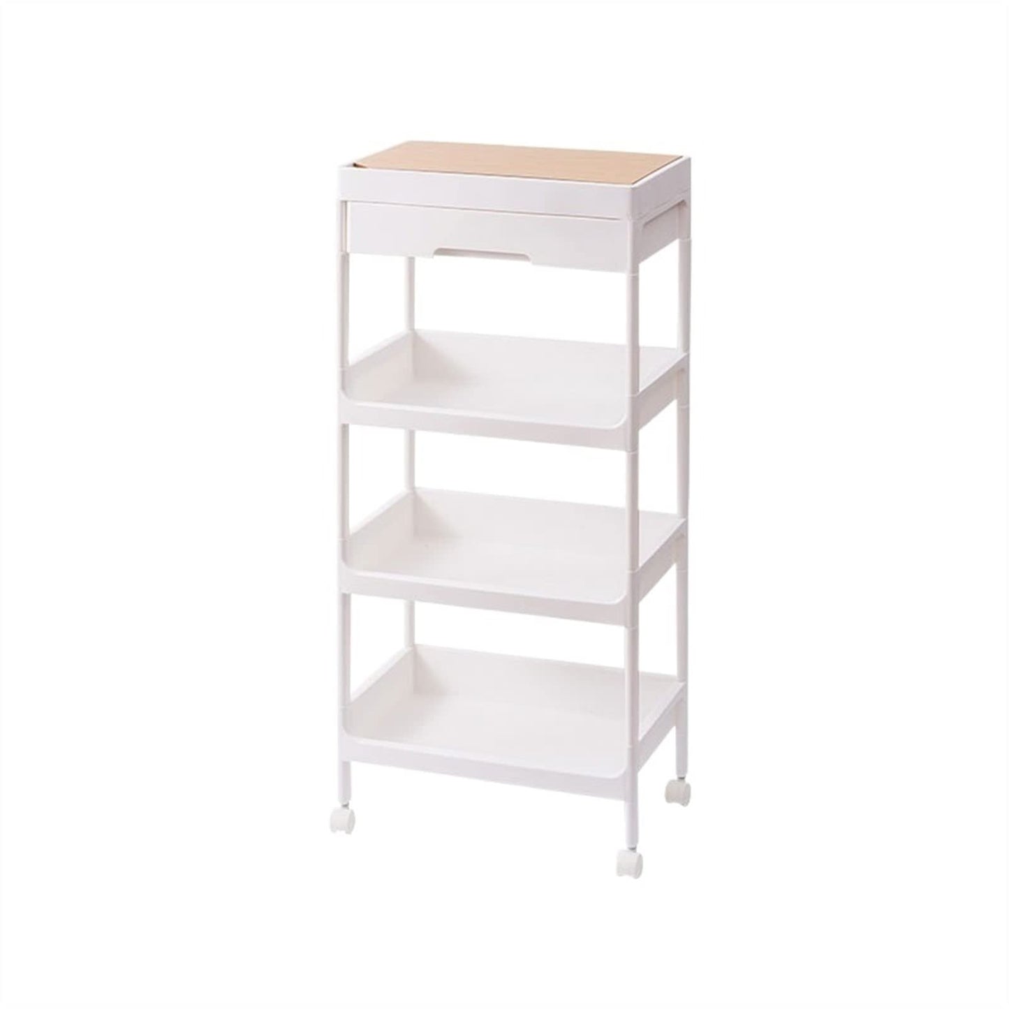 Kitchen Shelves With Drawers Cosmetics Shelves Multi-Storage Lockers Snack Cabinets Drawer Shelves Wheel Toilet Storage