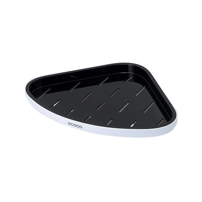 ECOCO Bathroom Storage Shelf Shower Snap Up Corner Shelf Shampoo Holder Basket Shelf Wall Shelves for Shelving Kitchen