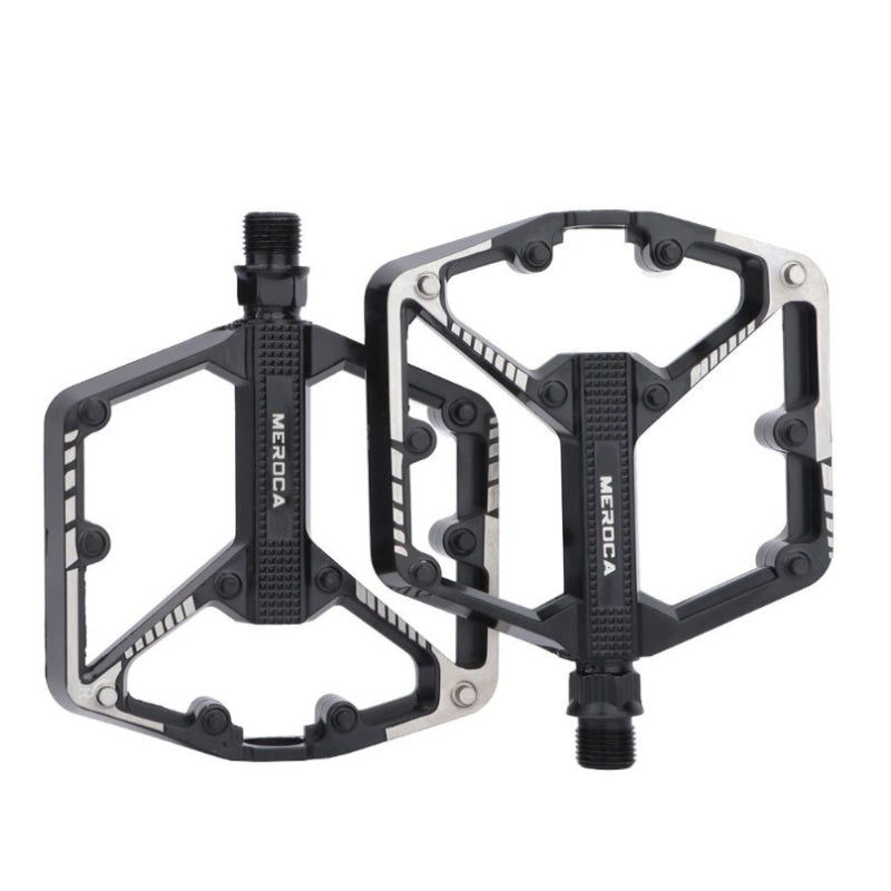 MEROCA Bicycle Sealed Pedal Mountain Road Bike Cycling Alloy MTB Pedals Ultralight Aluminum Alloy Anti-Skid