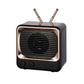 DW02 Portable Bluetooth Speaker Mini Retro TV Style Surround Rechargeable Audio Speaker