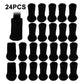 24PCS Knitted Chair Leg Socks Furniture Table Feet Leg Floor Protectors Covers Floor Protection Pads Moving Noise Reduction
