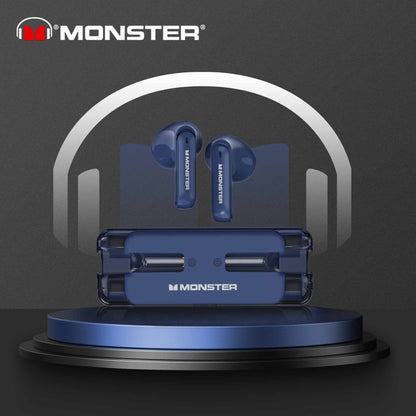 Monster XKT08 Bluetooth Earphone Wireless Earphone Low Latency Smart Touch Sports Waterproof Gaming Bluetooth 5.3
